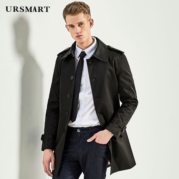 ursmart autumn clothing new single row button windbreaker men's long waist men's windbreaker black casual, Tan;black
ursmart autumn clothing new single row button windbreaker men's long waist men's windbreaker black casual, Tan;black