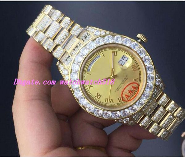 Luxury wri twatche 41mm 18k gold bigger diamond 218348 roman dial automatic men men 039 watch watche
Luxury wri twatche 41mm 18k gold bigger diamond 218348 roman dial automatic men men 039 watch watche