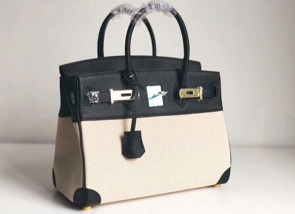 3a quality iconic berkin 25-30-35cm canvas+taurillon leather totes bags,turn lock closure,double handles,come with dust bag
3a quality iconic berkin 25-30-35cm canvas+taurillon leather totes bags,turn lock closure,double handles,come with dust bag