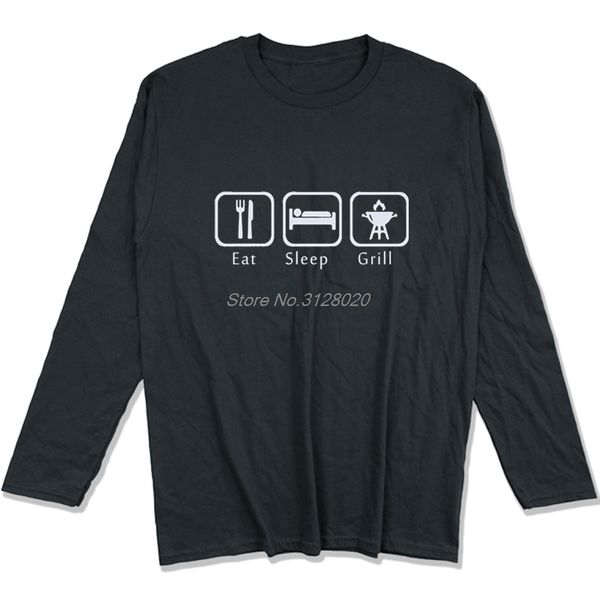 eat sleep grill t-shirts men funny print cotton spring autumn new fahsion long sleeve o-neck t shirts for men hip hop tees, White;black
eat sleep grill t-shirts men funny print cotton spring autumn new fahsion long sleeve o-neck t shirts for men hip hop tees, White;black
