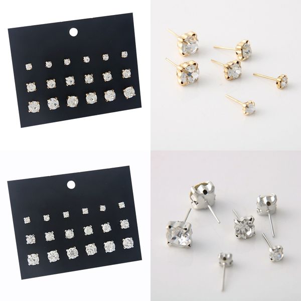 9 pairs/set korean diamond stud earrings sets jewelry fashion earrings crystal stud earring set for women lady gifts dhl h150r, Golden;silver
9 pairs/set korean diamond stud earrings sets jewelry fashion earrings crystal stud earring set for women lady gifts dhl h150r, Golden;silver