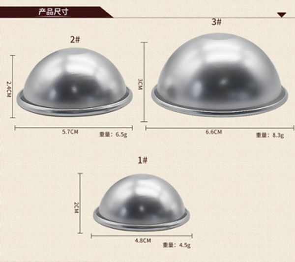by dhl or ems 200sets 6pcs/set bath metal aluminum alloy bath mold 3d ball shape diy bathing tool accessories creative mold new
by dhl or ems 200sets 6pcs/set bath metal aluminum alloy bath mold 3d ball shape diy bathing tool accessories creative mold new