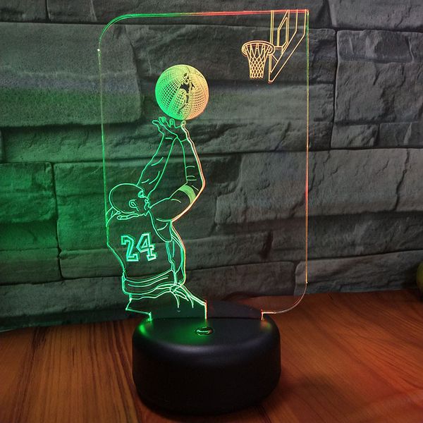 Баскетбол двойной цвет 3D Лампа 3D Optial светодиодные лампы Night Lamp Питание от порта USB
Баскетбол двойной цвет 3D Лампа 3D Optial светодиодные лампы Night Lamp Питание от порта USB
