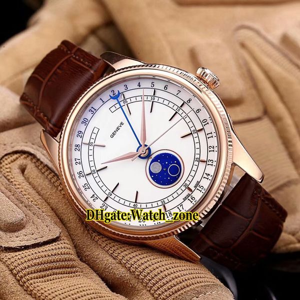 Новый 39-миллиметровый Cellini Moon Phase m50535-0002 Автоматические мужские часы Белый циферблат из розового золота Чехол коричневый кожаный ремешок из сапфирового стекла Часы
Новый 39-миллиметровый Cellini Moon Phase m50535-0002 Автоматические мужские часы Белый циферблат из розового золота Чехол коричневый кожаный ремешок из сапфирового стекла Часы