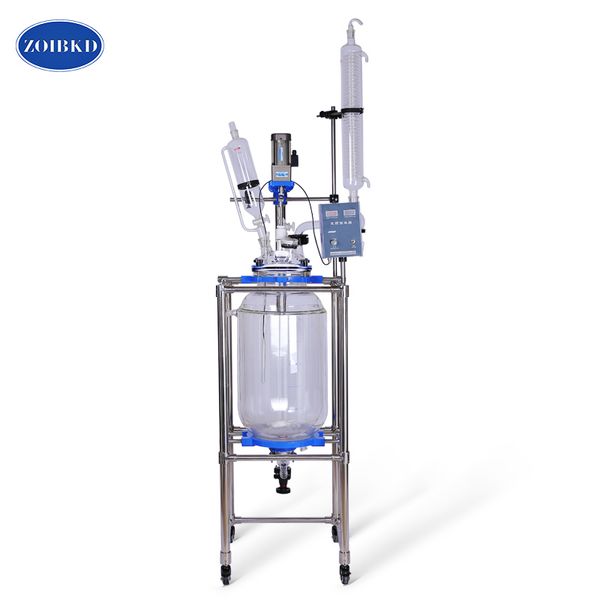 Zoibkd 50l double layer jacketed gla reactor for laboratory high temperature re i tant gla reaction ve el
Zoibkd 50l double layer jacketed gla reactor for laboratory high temperature re i tant gla reaction ve el