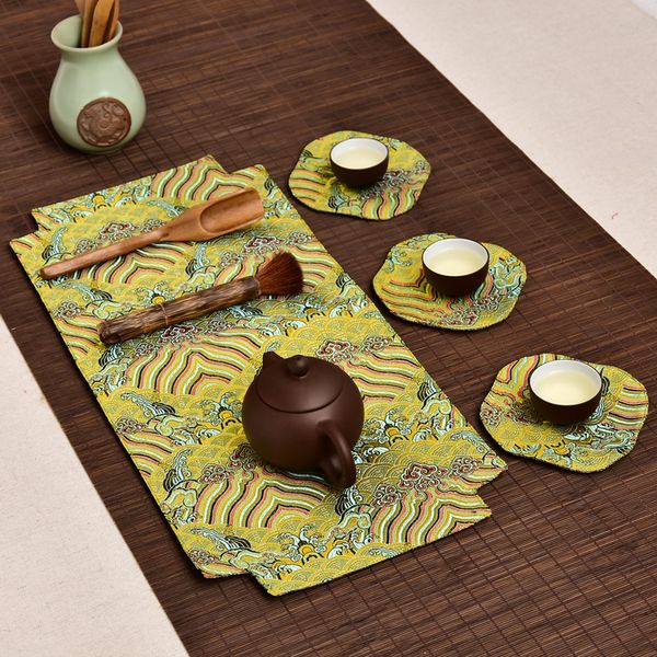 new vintage jacquard chinese silk placemat luxury small table runner dining table coffee mat high end pallet mats protective pad 48x22 cm
new vintage jacquard chinese silk placemat luxury small table runner dining table coffee mat high end pallet mats protective pad 48x22 cm