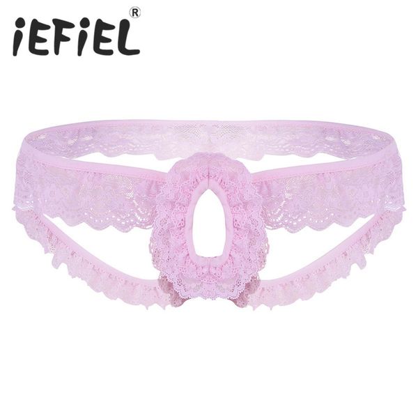 iefiel mens lingerie lacy frilly sissy panties crotchless open back g-string male underwear with open hole bikini panties, Black;brown
iefiel mens lingerie lacy frilly sissy panties crotchless open back g-string male underwear with open hole bikini panties, Black;brown