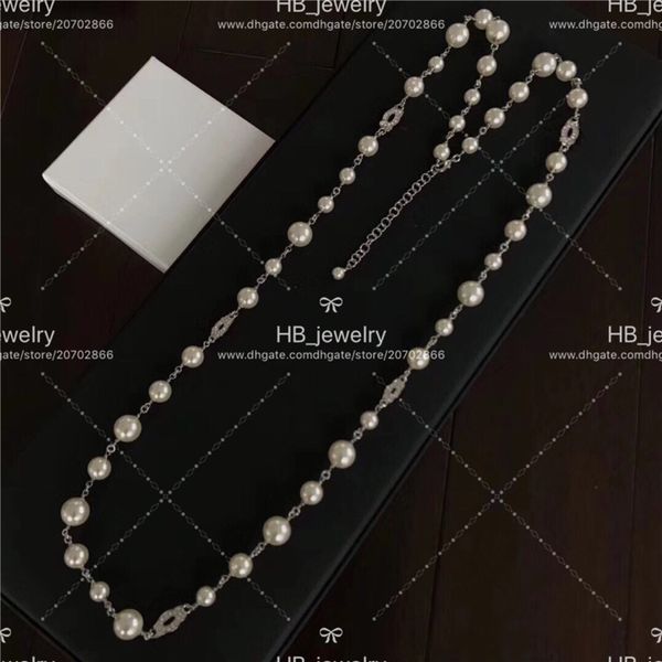 popular fashion brand 5c diamond pearl sweater chain for lady design women party wedding luxury jewelry with for bride with box, Silver
popular fashion brand 5c diamond pearl sweater chain for lady design women party wedding luxury jewelry with for bride with box, Silver