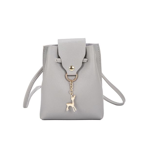 small deer pendant bucket bag korean version pure color mobile phone zero purse mini single shoulder bag
small deer pendant bucket bag korean version pure color mobile phone zero purse mini single shoulder bag