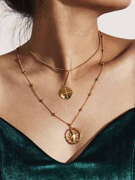 instagram fashion street shoot beautiful women's necklace exquisite round double clavicle chain jewelry wholesale, Golden;silver
instagram fashion street shoot beautiful women's necklace exquisite round double clavicle chain jewelry wholesale, Golden;silver