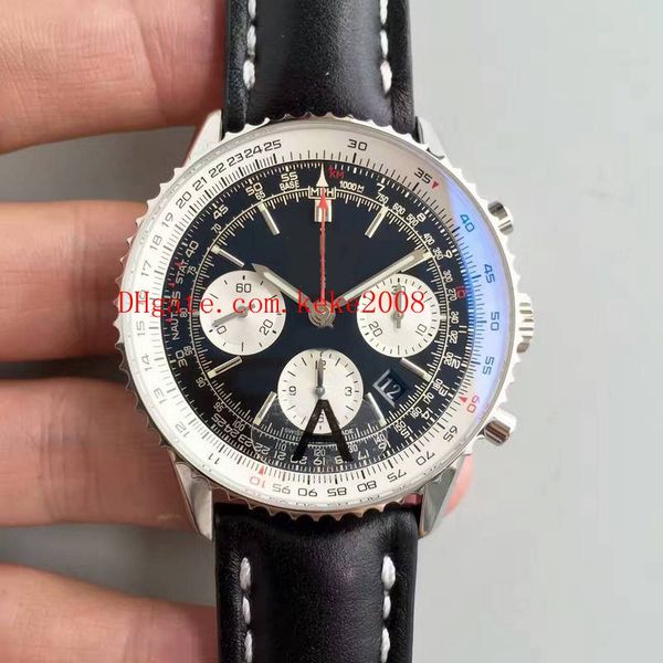 3 style v2 43mm navitimer ab012012/bb01 chronograph working leather bands swiss eta movement automatic mens watch watches, Slivery;brown
3 style v2 43mm navitimer ab012012/bb01 chronograph working leather bands swiss eta movement automatic mens watch watches, Slivery;brown
