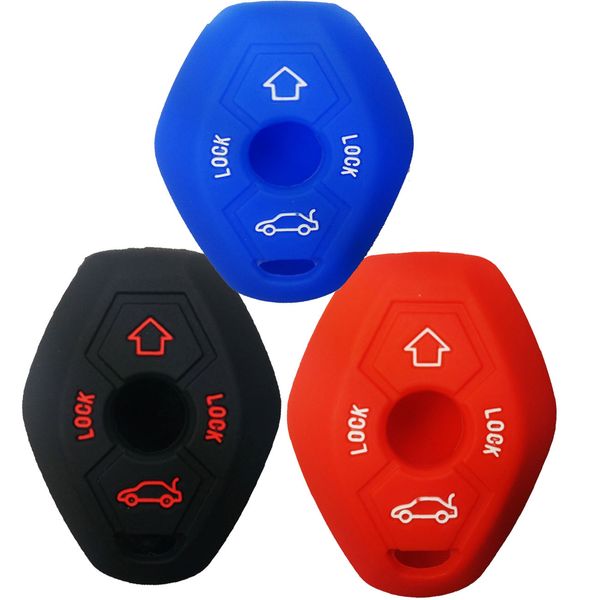 Silicone Key Fob Case Cover Remote Jacket Keyless Entry Wallet Holder for BMW 3 5 7 Series Z3 Z4 X3 X5 M5 325i E38 E39 E46
Silicone Key Fob Case Cover Remote Jacket Keyless Entry Wallet Holder for BMW 3 5 7 Series Z3 Z4 X3 X5 M5 325i E38 E39 E46