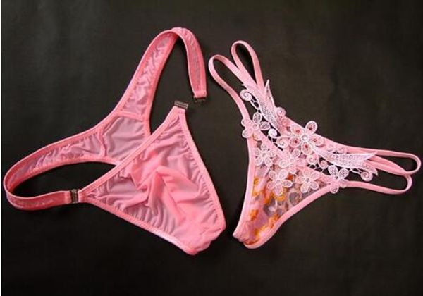 new men's g-strings wholesale couples underwear thongs men and women t pants lace transparent low waist lure valentine's day gift, Black;brown
new men's g-strings wholesale couples underwear thongs men and women t pants lace transparent low waist lure valentine's day gift, Black;brown