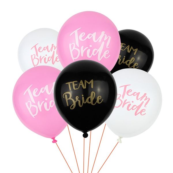 12inch team bride balloon romantic lovely anniversaire round latex ball diy hen night bachelorette wedding party decor toy 20 9ws yy
12inch team bride balloon romantic lovely anniversaire round latex ball diy hen night bachelorette wedding party decor toy 20 9ws yy