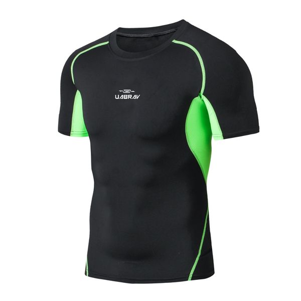 uabrav compression gym wear men's sport t-shirt short sleeve patchwork breathable fitness sport running shirts slim sportswear, Black;blue
uabrav compression gym wear men's sport t-shirt short sleeve patchwork breathable fitness sport running shirts slim sportswear, Black;blue