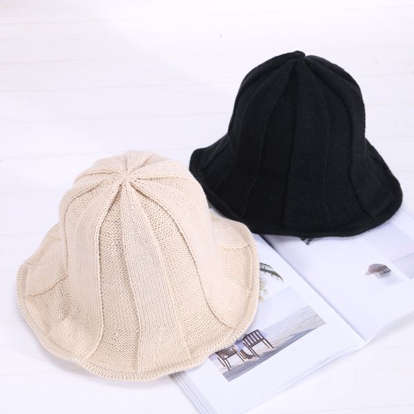 2018 casual knitted wool hat women's bucket hats wide side cap pearl bow-knot sun hats solid color foldable caps girls sgu, Black;white
2018 casual knitted wool hat women's bucket hats wide side cap pearl bow-knot sun hats solid color foldable caps girls sgu, Black;white