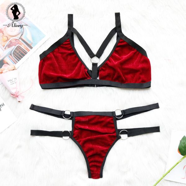 alinry bra set women bandage seamless bralette red velvet 3/4 cup wire lingerie breathable intimate underwear brasier, Red;black
alinry bra set women bandage seamless bralette red velvet 3/4 cup wire lingerie breathable intimate underwear brasier, Red;black