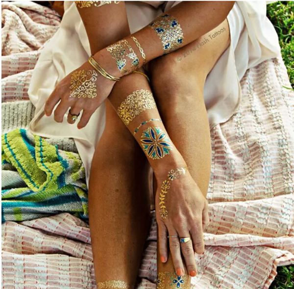 new trendy color feathers jewel body painting metallic tattoos henna paste arabic gold flash body paint glitter 
new trendy color feathers jewel body painting metallic tattoos henna paste arabic gold flash body paint glitter