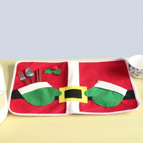 christmas santa claus costume table placemat hand bags holiday table placemats setting mat cutlery holder
christmas santa claus costume table placemat hand bags holiday table placemats setting mat cutlery holder