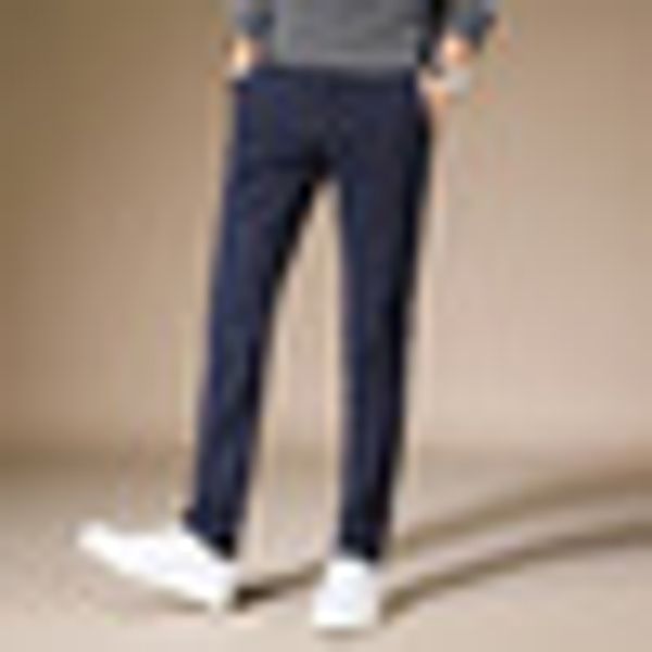 high quality men's casual pants. autumn winter new student slim pants. straight leg, Black
high quality men's casual pants. autumn winter new student slim pants. straight leg, Black