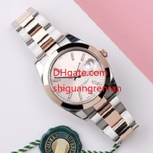 Высокое качество мужчин смотреть 41мм Datejust 126301 Розовый циферблат Президент календарь 18k Розовое золото стали автоматические механические сапфиры Мужские часы
Высокое качество мужчин смотреть 41мм Datejust 126301 Розовый циферблат Президент календарь 18k Розовое золото стали автоматические механические сапфиры Мужские часы