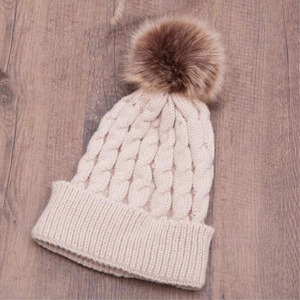 seioum new hat female classic knitted faux fur pom poms women cap headdress head warmer women's winter hats skullies beanies, Blue;gray
seioum new hat female classic knitted faux fur pom poms women cap headdress head warmer women's winter hats skullies beanies, Blue;gray