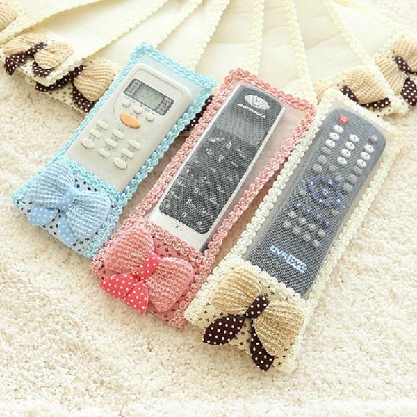 cute bowknot cloth remote control 3 colors dustproof case cover protector for tv air condition
cute bowknot cloth remote control 3 colors dustproof case cover protector for tv air condition