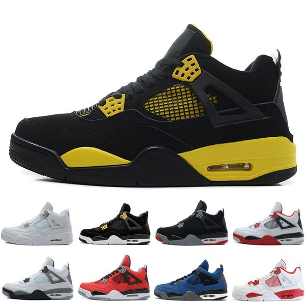 new 4 4s mens basketball shoes motosports blue fire red white cement pure money toro bravo bred cavs thunder sports sneakers outdoor
new 4 4s mens basketball shoes motosports blue fire red white cement pure money toro bravo bred cavs thunder sports sneakers outdoor