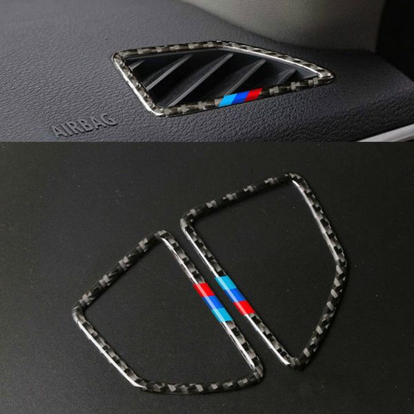 2x carbon fiber dashboard air vent outlet cover trim frame for bmw x5 x6 e70 e71
2x carbon fiber dashboard air vent outlet cover trim frame for bmw x5 x6 e70 e71