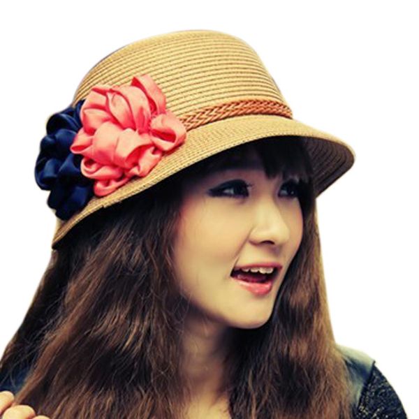 fashion hats for women 2017 female summer casual straw hat decorative flower wide brim sun beach hat chapeu feminino, Blue;gray
fashion hats for women 2017 female summer casual straw hat decorative flower wide brim sun beach hat chapeu feminino, Blue;gray