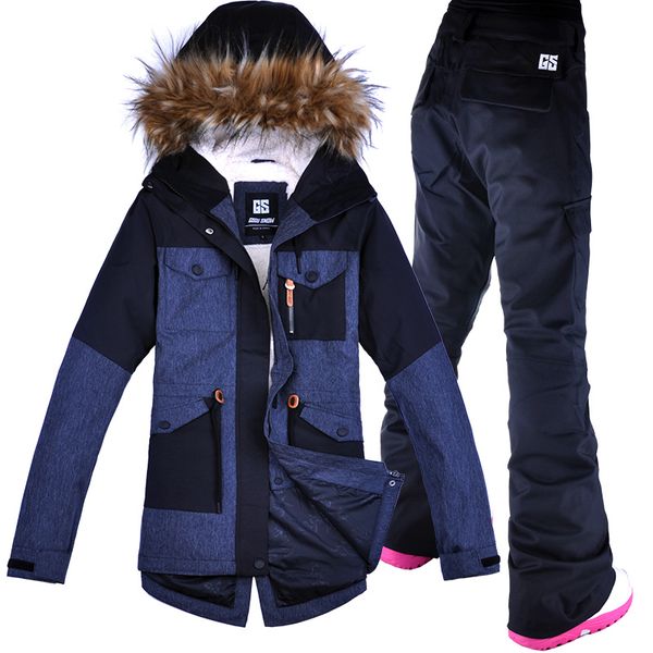 2018 gsou snow women ski jacket pant snowboard suit windproof waterproof outdoor sport wear female mountain skiing hiking suit
2018 gsou snow women ski jacket pant snowboard suit windproof waterproof outdoor sport wear female mountain skiing hiking suit