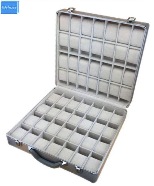 luxury aluminum watch&jewelry suitcase storage with handle for 56pcs watches organizer case dispaly, watch travel box luggage, Black;blue
luxury aluminum watch&jewelry suitcase storage with handle for 56pcs watches organizer case dispaly, watch travel box luggage, Black;blue