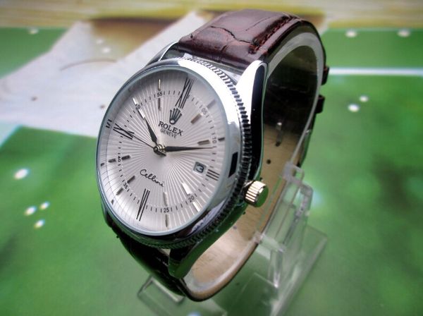 sell like cakes new men's luxury fashion watch military sports waterproof leather strap quartz watch can be wholesale, Slivery;brown
sell like cakes new men's luxury fashion watch military sports waterproof leather strap quartz watch can be wholesale, Slivery;brown