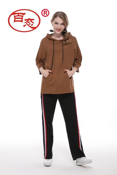 women's hoodies & sweatshirts large size outwear blazer pure cotton t casual wear with a seven-point sleeve fashion pocket jacket, Black
women's hoodies & sweatshirts large size outwear blazer pure cotton t casual wear with a seven-point sleeve fashion pocket jacket, Black