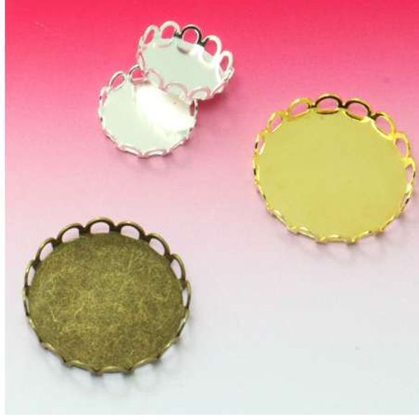 10pcs antique silver/gold/bronze plated 25mm lace edge round cabochon diamond setting pendant blank tray jewelry accessories, Blue;slivery
10pcs antique silver/gold/bronze plated 25mm lace edge round cabochon diamond setting pendant blank tray jewelry accessories, Blue;slivery