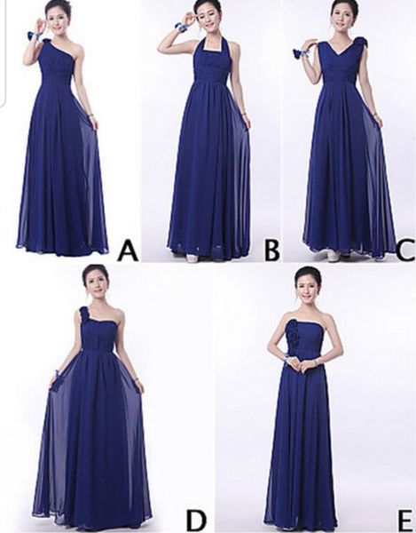 royal blue chiffon long bridesmaid dresses 2019 a line wedding party gowns new maxi dresses 5 style, White;pink
royal blue chiffon long bridesmaid dresses 2019 a line wedding party gowns new maxi dresses 5 style, White;pink