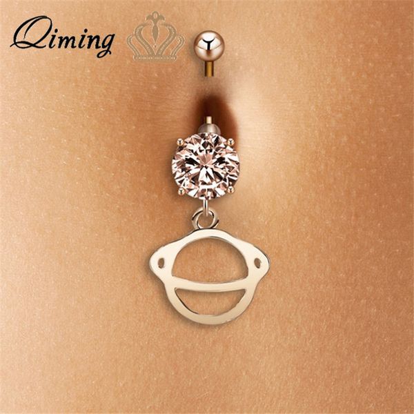 qiming body piercing jewelry zircon universe planet pendant navel belly button rings for women girls gift, Slivery;golden
qiming body piercing jewelry zircon universe planet pendant navel belly button rings for women girls gift, Slivery;golden