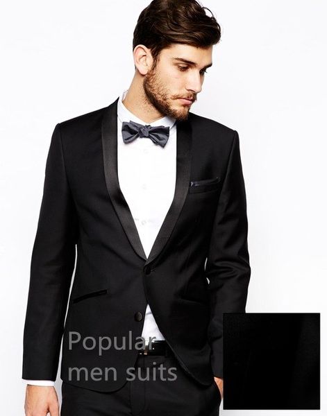 classic men suits 2018 custom made black slim fit men suits groom wedding tuxedos business suit (jacket+pants+tie, White;black
classic men suits 2018 custom made black slim fit men suits groom wedding tuxedos business suit (jacket+pants+tie, White;black