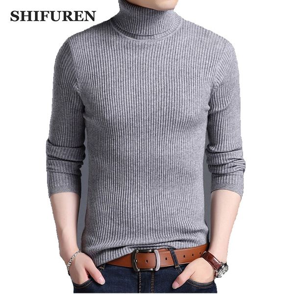 shifuren winter thick warm sweaters men turtleneck elastic slim fit pullovers men classic double collar sweaters knitwear, White;black
shifuren winter thick warm sweaters men turtleneck elastic slim fit pullovers men classic double collar sweaters knitwear, White;black