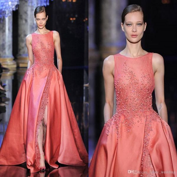 Elie aab evening dre e jewel with plit zipper back ide lit a line pearl coral prom dre wedding event ball gown fa hion dre
Elie aab evening dre e jewel with plit zipper back ide lit a line pearl coral prom dre wedding event ball gown fa hion dre