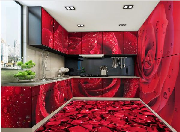 3d floor painting romantic dew rose stereo kitchen themed space background wall wallpaper for bathrooms
3d floor painting romantic dew rose stereo kitchen themed space background wall wallpaper for bathrooms