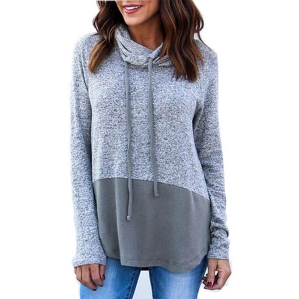 grey patchwork sweatshirt women casual hoodies long sleeve non hooded coat pullover oversized hoodie autumn clothing, Black
grey patchwork sweatshirt women casual hoodies long sleeve non hooded coat pullover oversized hoodie autumn clothing, Black