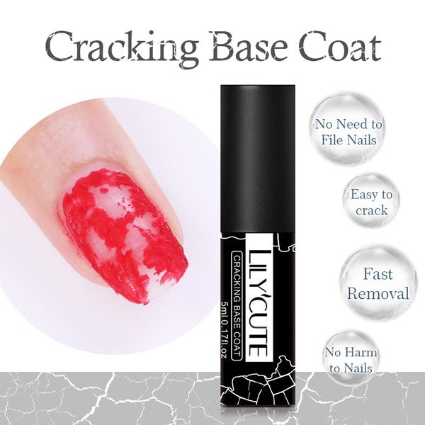 lilycute 1 bottle cracking base coat soak off uv gel polish nail art gel varnish manicure decoration prep supplies, Red;pink
lilycute 1 bottle cracking base coat soak off uv gel polish nail art gel varnish manicure decoration prep supplies, Red;pink