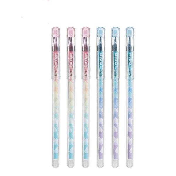 

48 pcs gel pens creative cute pen black colored kawaii gift gel-ink pens for writing cute stationery office school supplies