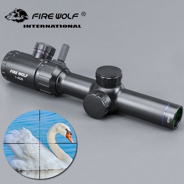 FRIE WOLF 1-4x20 Hunting Rifle scope Green Red Illuminated Riflescope With Range Finder Reticle Caza Rifle scope Air Rifle opti
FRIE WOLF 1-4x20 Hunting Rifle scope Green Red Illuminated Riflescope With Range Finder Reticle Caza Rifle scope Air Rifle opti