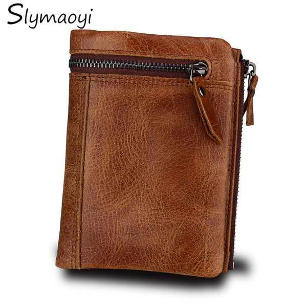 slymaoyi fashion genuine leather men wallet design short wallet male wallets with coin bag brown small pures, Red;black
slymaoyi fashion genuine leather men wallet design short wallet male wallets with coin bag brown small pures, Red;black