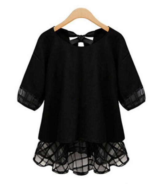 womens clothing spring summer t-shirts casual short sleeved with bow tie loose tees female tshirts, White
womens clothing spring summer t-shirts casual short sleeved with bow tie loose tees female tshirts, White