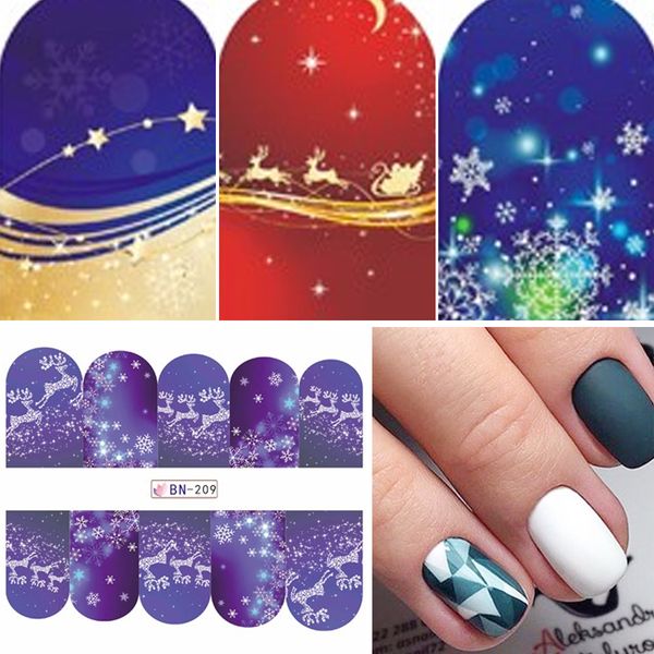 48pcs/lot christmas style nail stickers snowflake/santa /bell/deer nail art water transfer decals full wraps diy sabn205-252, Black
48pcs/lot christmas style nail stickers snowflake/santa /bell/deer nail art water transfer decals full wraps diy sabn205-252, Black