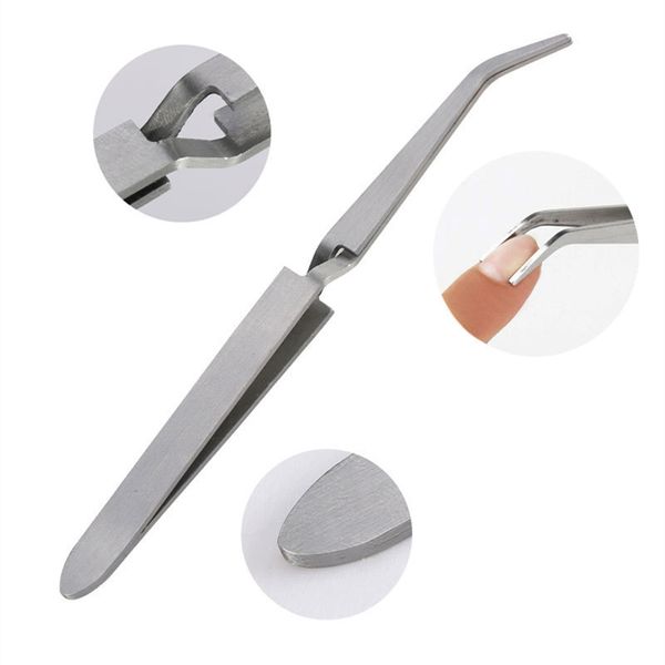 stainless steel nail art shaping tweezers multifunction cross nail clip manicure tools fashion new nail form f1653, Silver
stainless steel nail art shaping tweezers multifunction cross nail clip manicure tools fashion new nail form f1653, Silver
