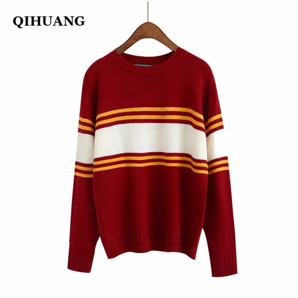 qihuang 2018 winter o-neck knitted sweater pullovers women cute patchwork color knitwear swearer autumn casual women jumper, White;black
qihuang 2018 winter o-neck knitted sweater pullovers women cute patchwork color knitwear swearer autumn casual women jumper, White;black